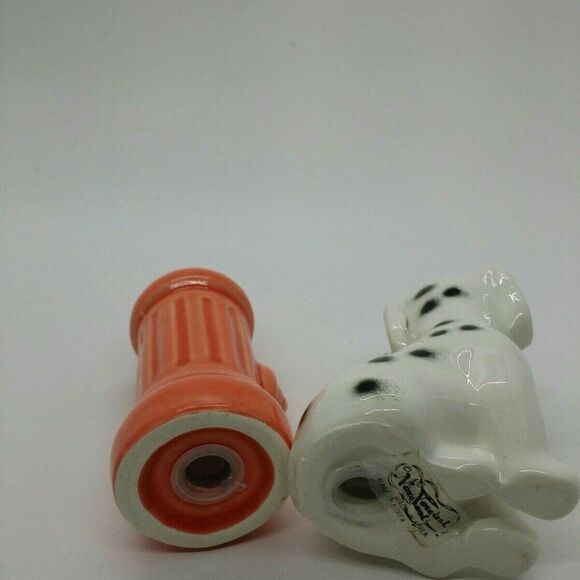 Norcrest Dalmatian Dog With Hydrant Salt And Peppe - Picture 3 of 3